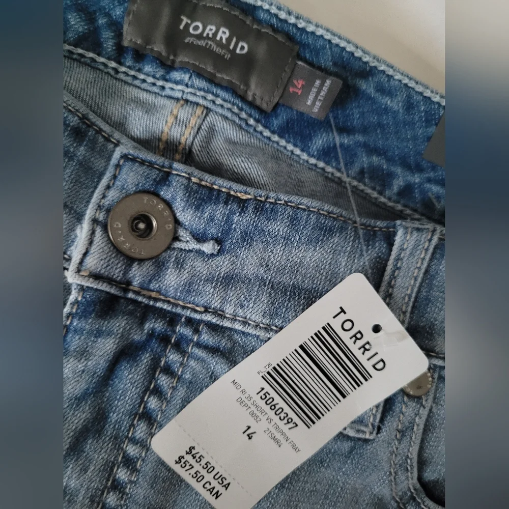 Torrid Light Blue Denim Jeans - Picture 2 of 4